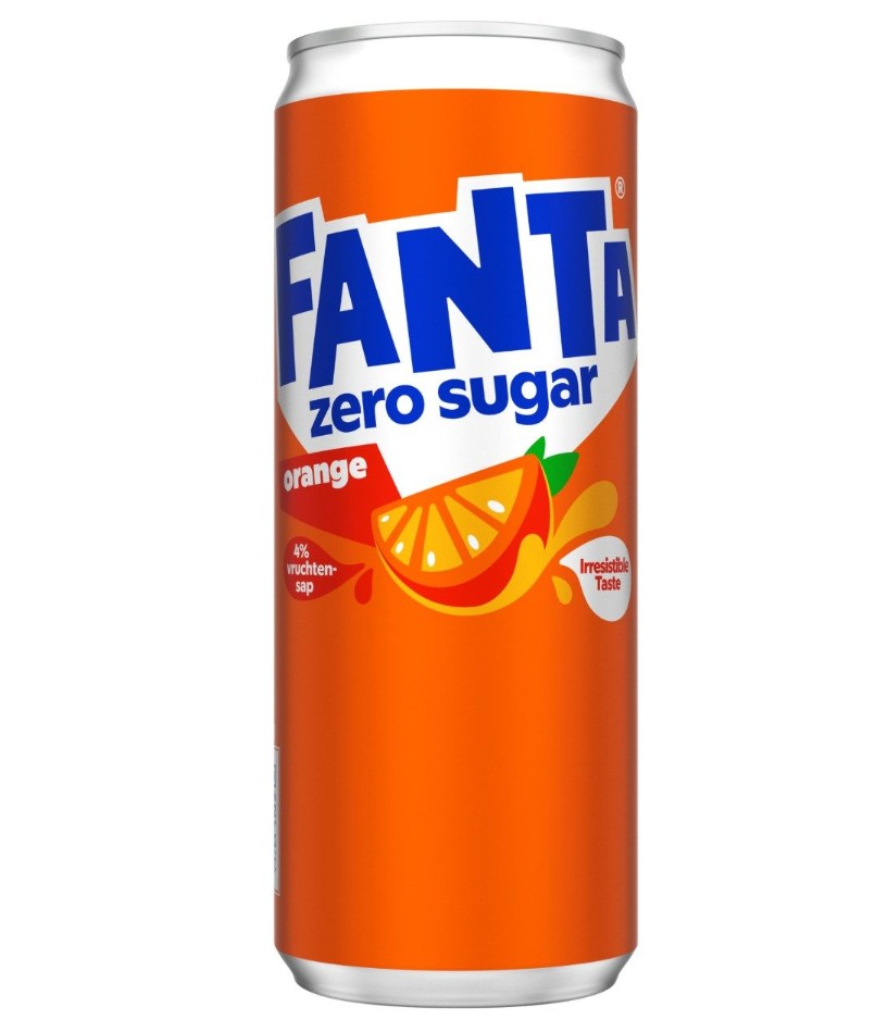 Fanta Orange Zero Blik 24x33cl